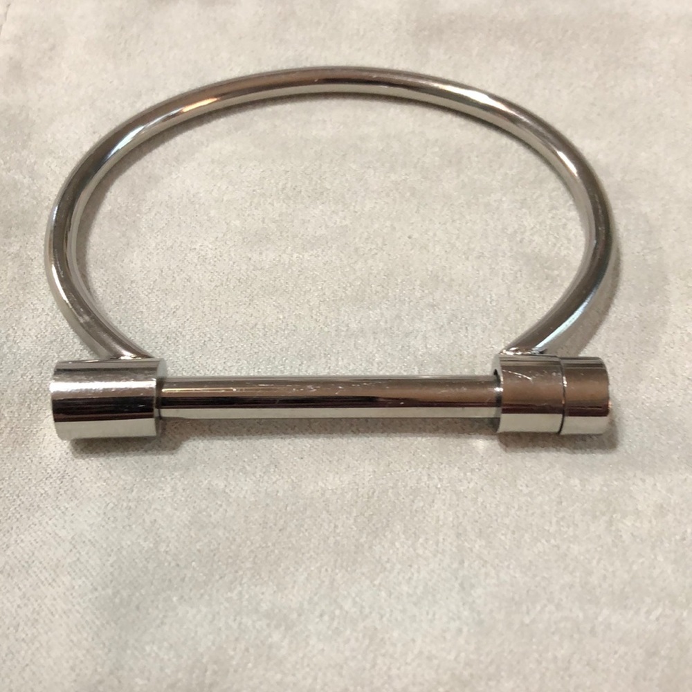 Stainless Steel Screw Cuff Bracelet